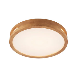 Thalia LED Oyster Light – Teak – 3 Sizes