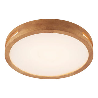Thalia LED Oyster Light – Teak – 3 Sizes