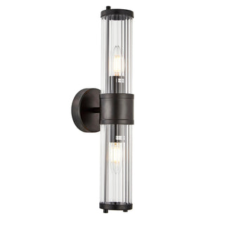 CLA TIEMPO: Interior Up/Down Tubular Clear Glass Wall Lights