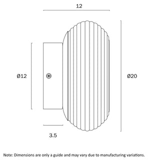 Telbix Tifton Wall Bracket measurements