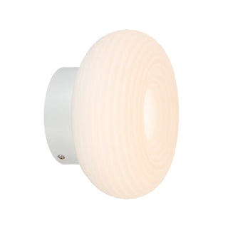 Telbix Tifton Wall Bracket white matte LED wall light front view
