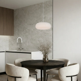 Telbix Tifton 35cm LED Pendant Light White