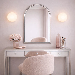 Telbix Tifton Wall Bracket installed beside mirror bathroom vanity