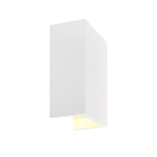 Tolard Gypsum Wall Light – Paintable White G9 Wall Fixture by Telbix