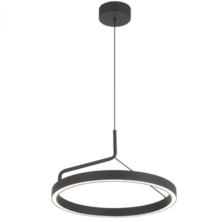 Telbix TRUVON Ø40 LED ring pendant black finish