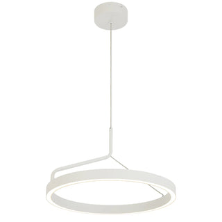 Telbix TRUVON Ø40 LED ring pendant light white finish