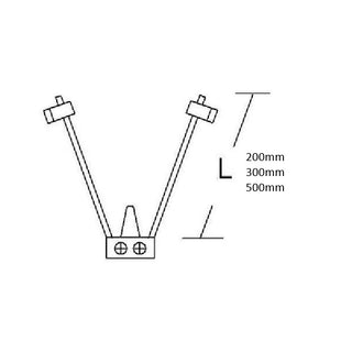 Gentech TW-006N Tilt Action Trapeze Light Fixture