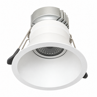 Telbix Elia 105 white deep recessed LED downlight with installed module