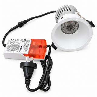 
Telbix Elia 90 complete LED downlight kit with driver and plug
