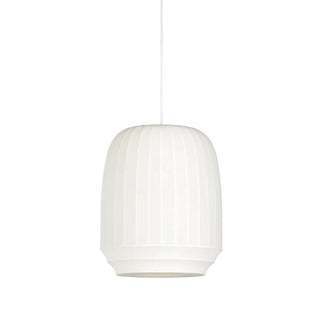 White pendant lamp on a white background