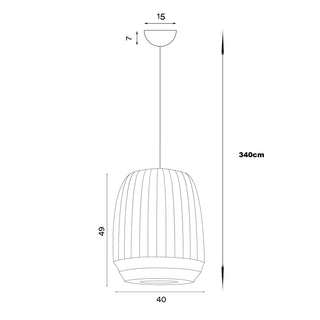 Tradition Tall Pendant Light by Northern