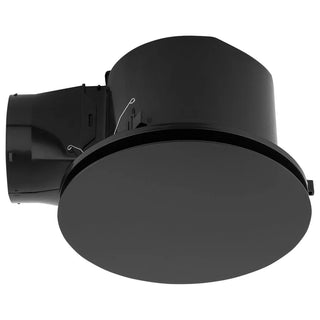 Mercator Turboline black round bathroom exhaust fan ceiling mounted
