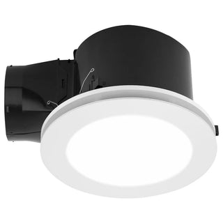 Mercator Turboline white bathroom exhaust fan with LED