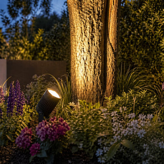 UGE Cavo 7W garden Spike Light installed in a garden