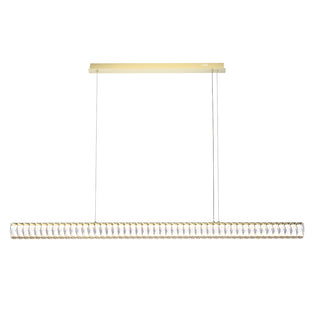 AGIOS 150cm Linear Crystal Pendant Light