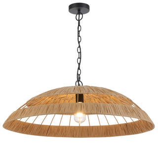 Vallejo 80cm Pendant Light – Natural Raffia