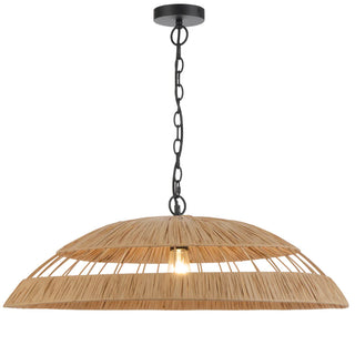 Vallejo 80cm Pendant Light – Natural Raffia