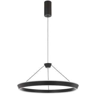elbix VANTEL circular LED pendant illuminated ring detail