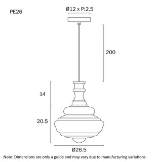 telbix_verdun_pendant_dimensions_26cm