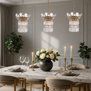 Telbix Virell decorative crystal pendant lighting for modern interiors