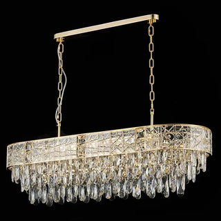 Finley 120cm Gold Oval Pendant