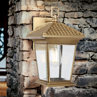 Telbix Zeldin Solid Brass Exterior Wall Lights from $155.00