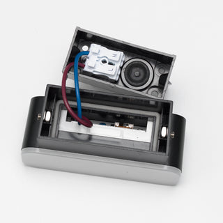 Electrical component with wiring on a white background