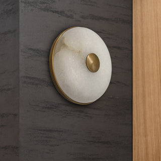 PARISH DISC MARBLE WALL LIGHT