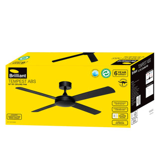 Brilliant TEMPEST 52" DC Ceiling Fans - 22235/05 - 22235/06