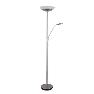 Domus Eden Floor Lamp Satin Chrome 22502