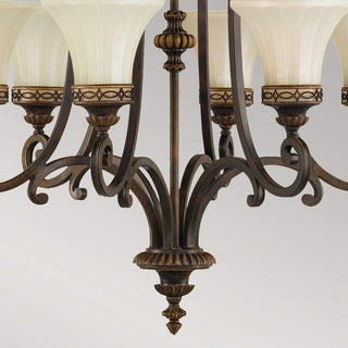 Lightco Drawing Room 6lt Chandelier by Elstead. Traditional Edwardian style chandeliers for living rooms. Best chandeliers for bedrooms. pendant lights Australia. 