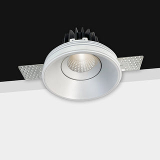 Purati Fuoco Round Trimless Adjustable LED Downlight, Best Trimless recessed led downlights Australia, Trimless plaster downlight with minimal design from Davoluce