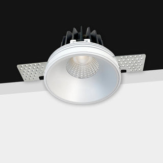 Purati Fuoco Round Trimless Fixed LED Downlight, Best Trimless recessed led downlights Australia, Trimless plaster downlight with minimal design from Davoluce