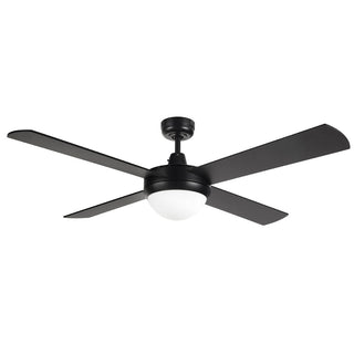 Brilliant Lighting 99988/06 BLACK TEMPEST II Ceiling Fan With Light From  Davoluce lighting