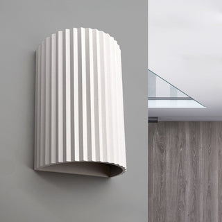 Half Ribbed 2Lt Wall Lights