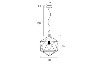 Lazlo 30cm Pendant