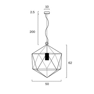 Lazlo 50cm Pendant