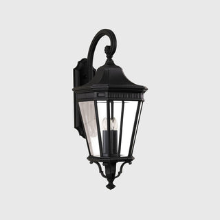 ELS.FE-COTSLN2-L-BK - Cotswold Lane Outdoor Wall Light by Elstead. Cotswold Lane 3 Light Large Wall Lantern - Black