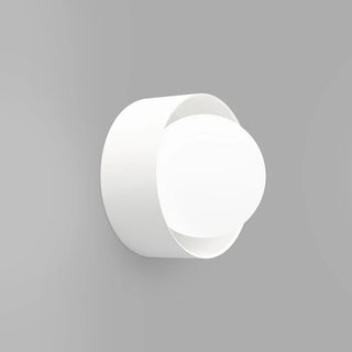 Orb Sur Large Wall Light in White finish with 120mm opal glass diffuser