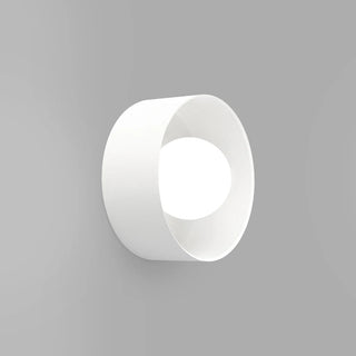 Orb Sur Large Wall Light in White finish with 80mm opal glass diffuser
