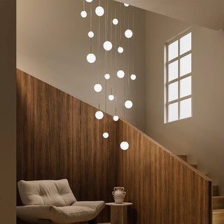 Clustered Lighting Republic Pico Pendant Lights in staircase void setting