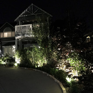 Brilliant Lighting PINNACLE 4 Light 12V LED Garden Spotlight Kit | davolucelighting.com.au