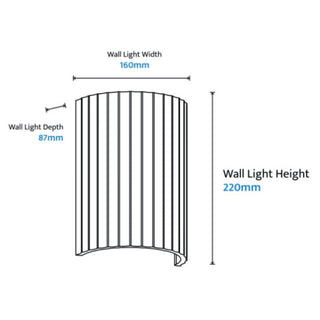 Munia Wall Light  measurements