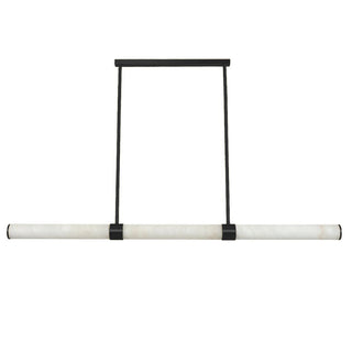 Marble Stone Solid Tube 150cm LED Pendant