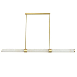 Marble Stone Solid Tube 150cm LED Pendant