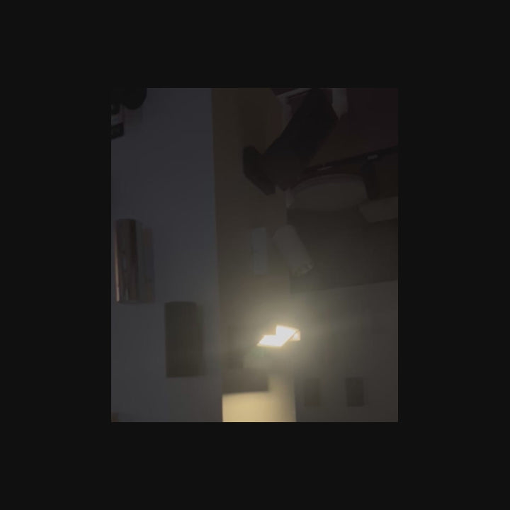 Locu Adjustable LED Floodlight video – side profile showing tilt adjustment