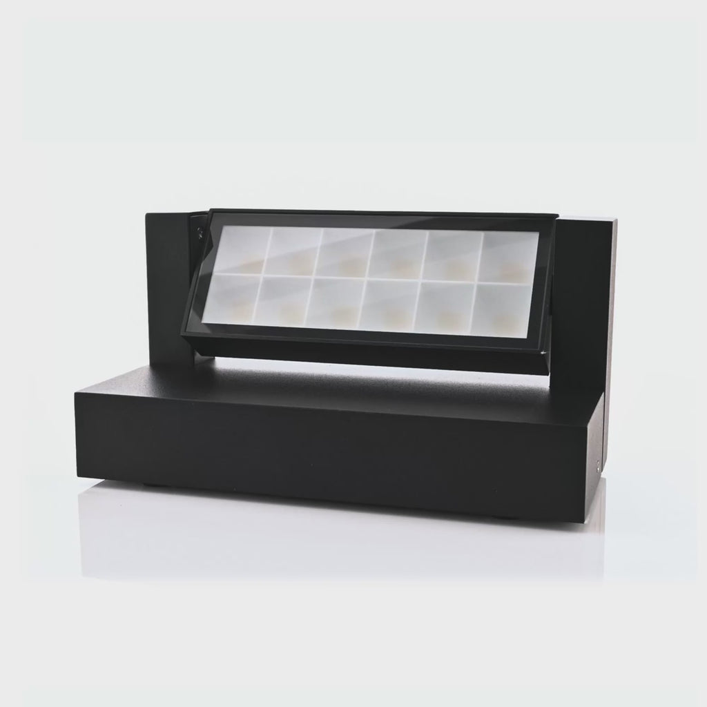 HV3732T-BLK Locu Aluminium Black 24w Adjustable LED Floodlight