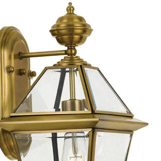 Telbix Rye Antique Brass Wall Light from Davoluce Lighting. solid brass exterior lights, brass outdoor lights Australia, vintage outdoor lights Melbourne, wall lights Australia, outdoor wall lights Australia, outdoor lighting Melbourne