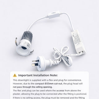 SARIA 6 Mini Downlight – 6W Tri-CCT IP44