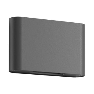 Domus SIERRA RND Round Two Way Wall Light 12W 240V IP65 - Dark Grey